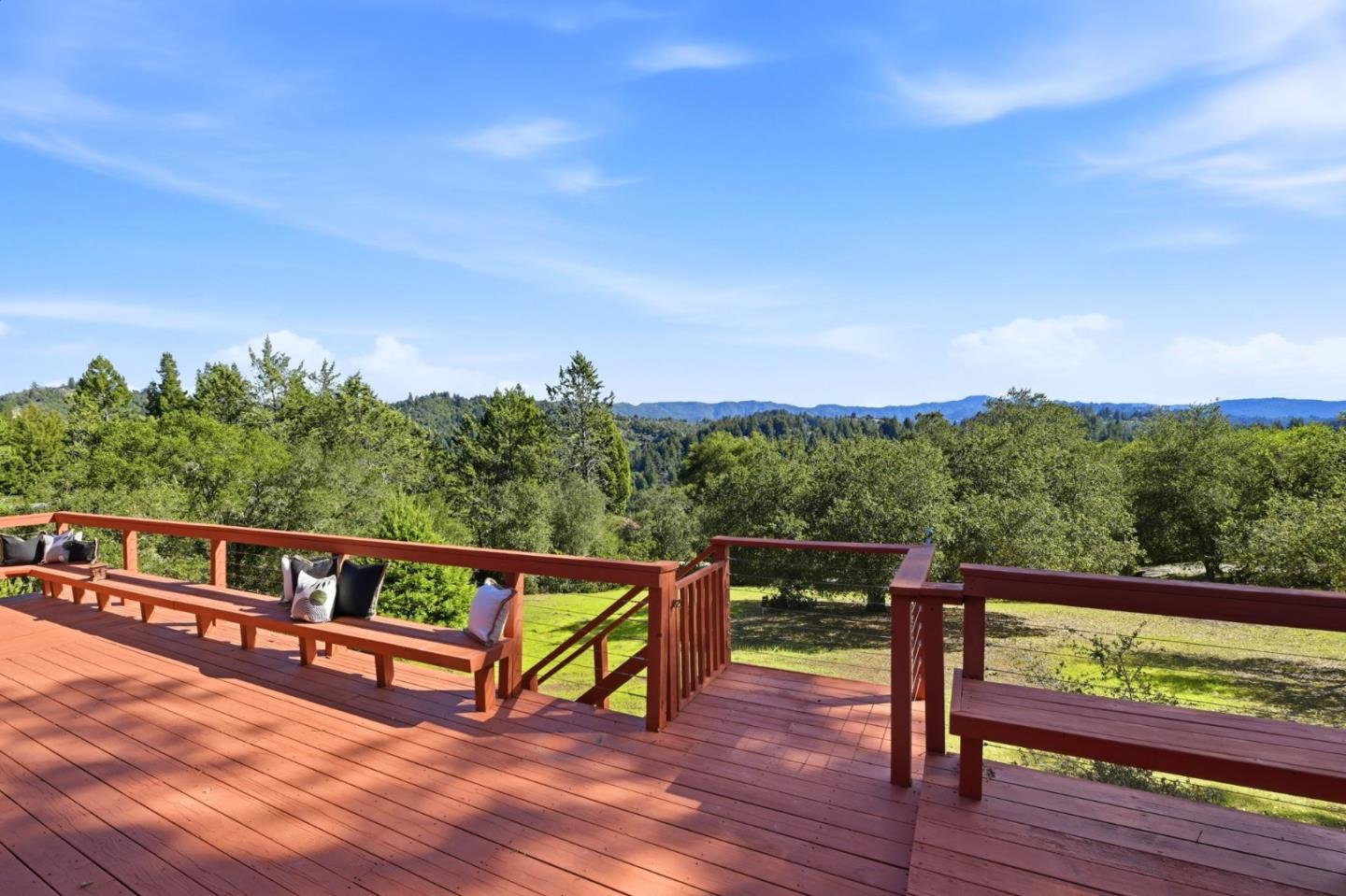 2 No Name Road Los Gatos, CA 95033 - Photo 27 of 37 a roof deck with a table and chairs