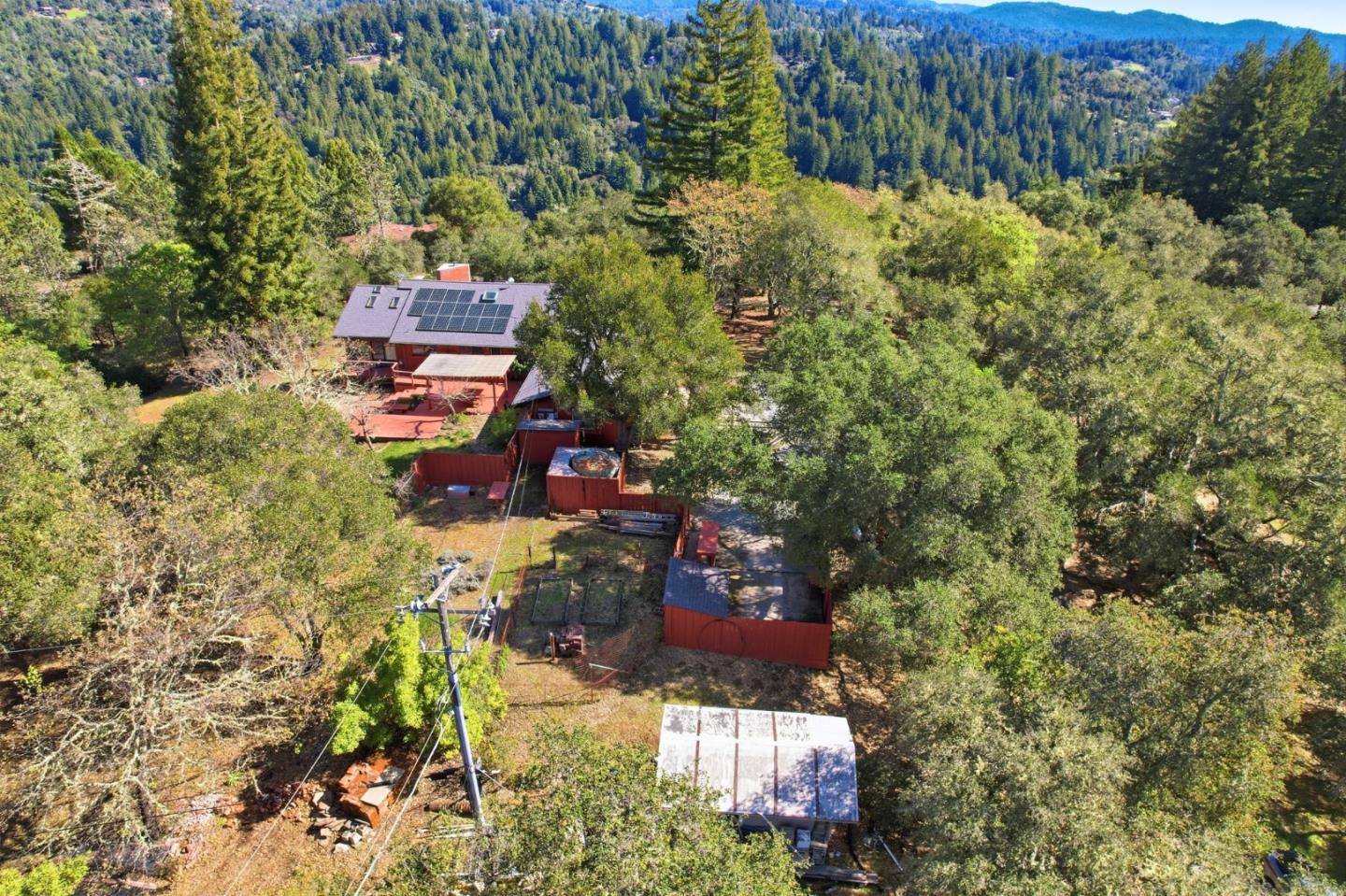 2 No Name Road Los Gatos, CA 95033 - Photo 32 of 37 a view of a house with a yard