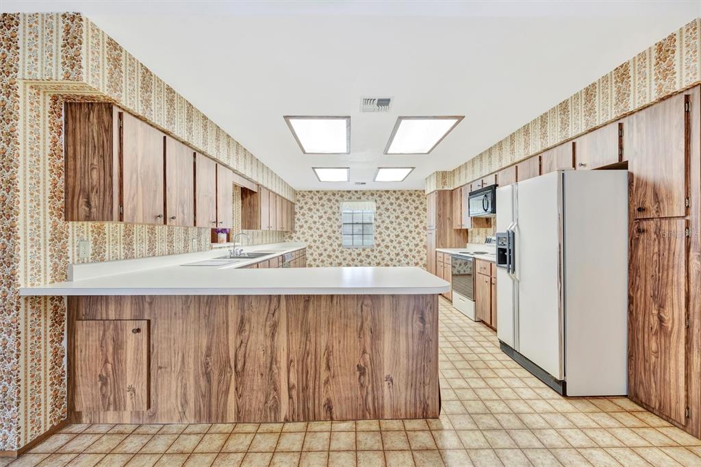 7015 Spears Road Plant City, FL 33567 - Photo 24 of 77 a kitchen with stainless steel appliances a refrigerator and a stove