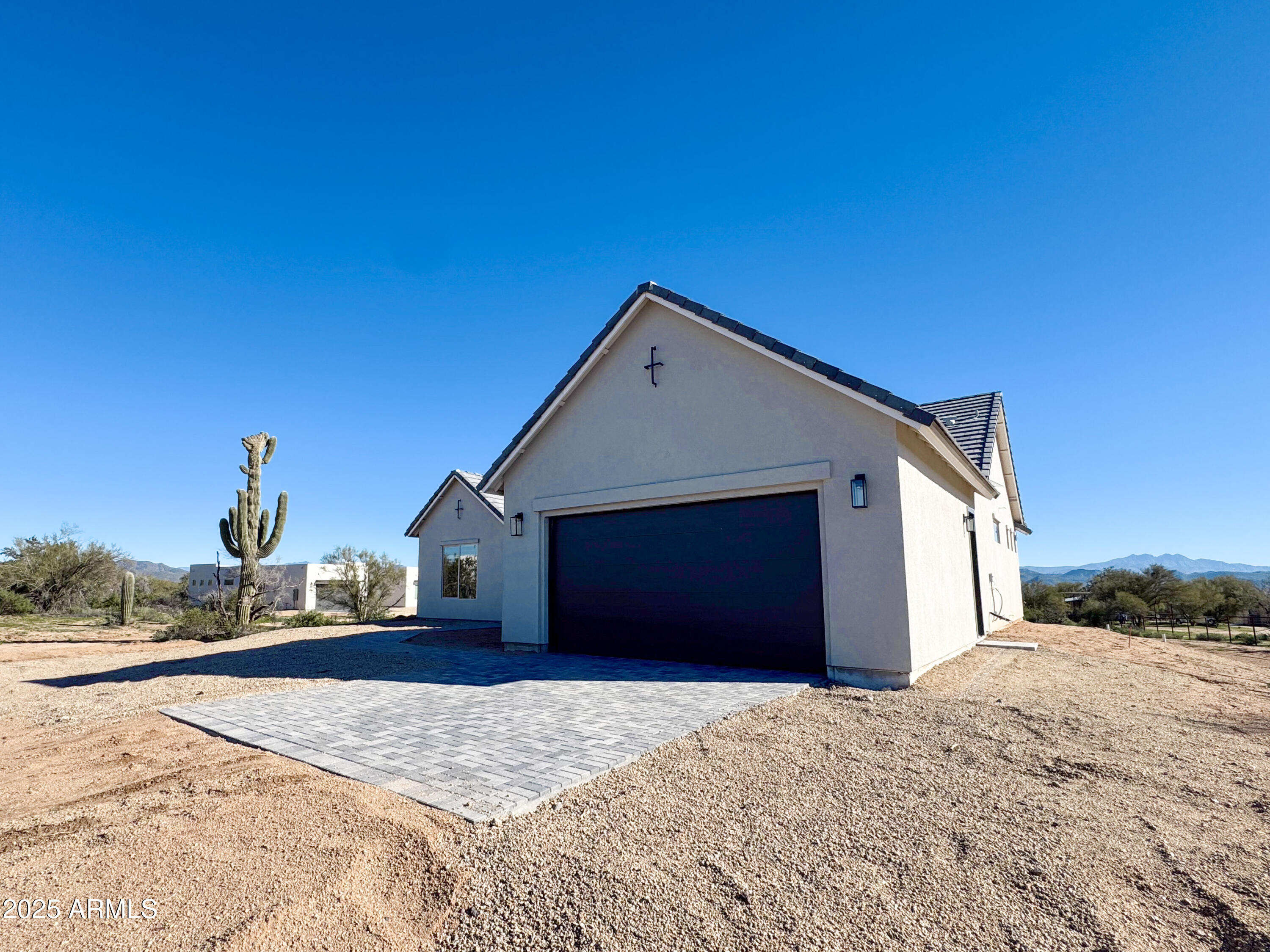 16143 East Lowden Court Scottsdale, AZ 85262 - Photo 2 of 20 a view of garage with a small yard