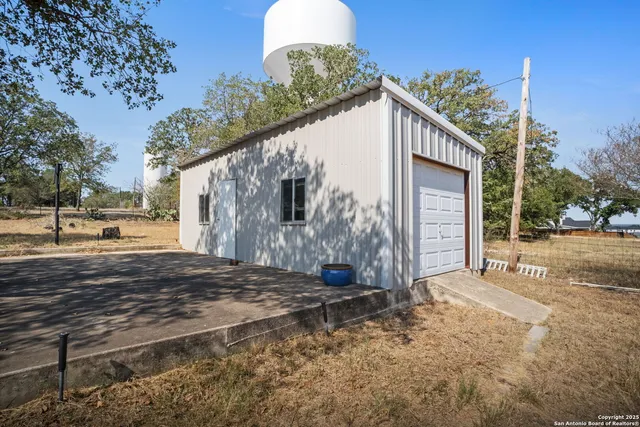 a backyard of a house