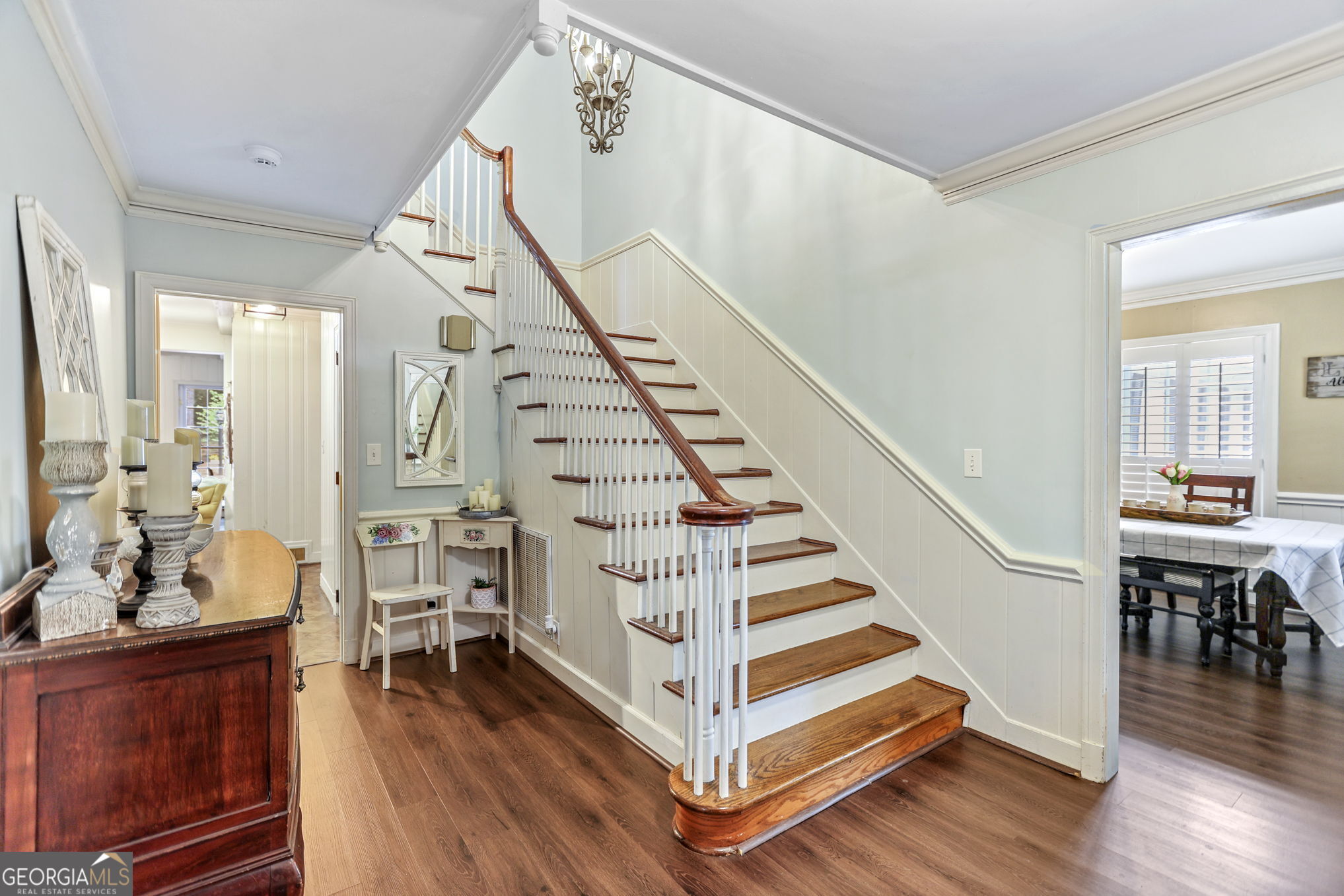 420 Ridgecrest Road LaGrange, GA 30240 - Photo 3 of 48 a view of entryway and hall with wooden floor