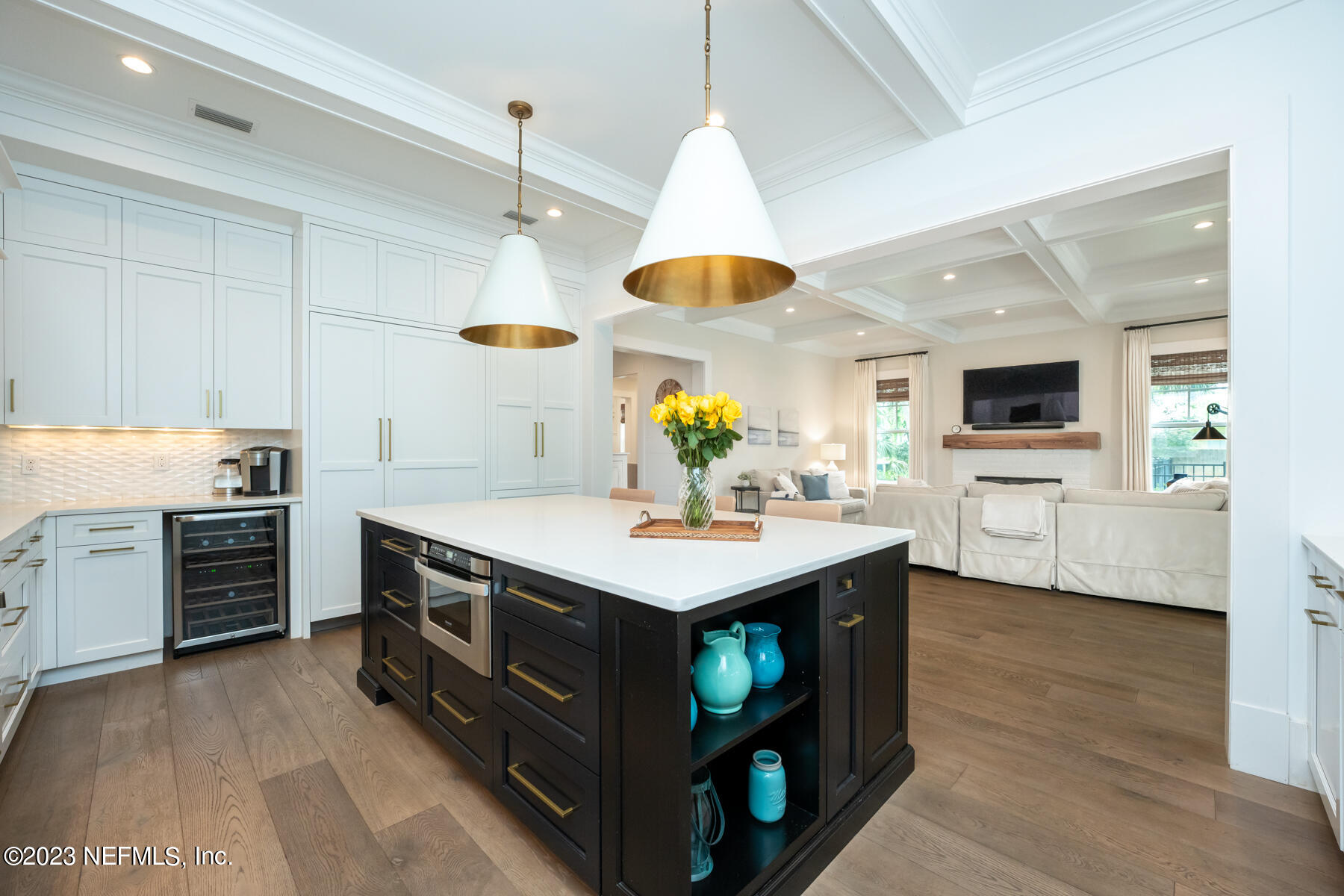 357 11th Street Atlantic Beach, FL 32233 - Photo 11 of 47 a kitchen with a stove and a refrigerator