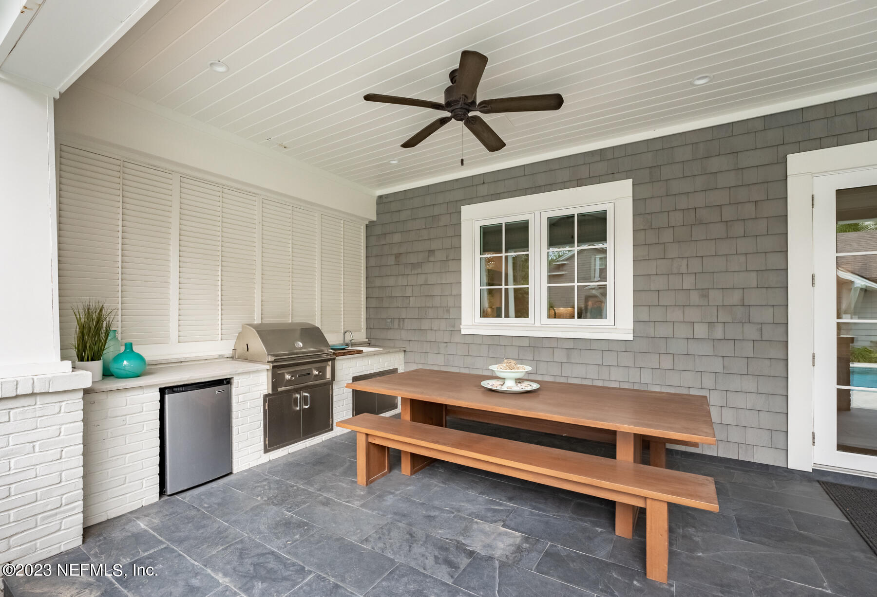 357 11th Street Atlantic Beach, FL 32233 - Photo 31 of 47 a reading room with wooden floor and furniture