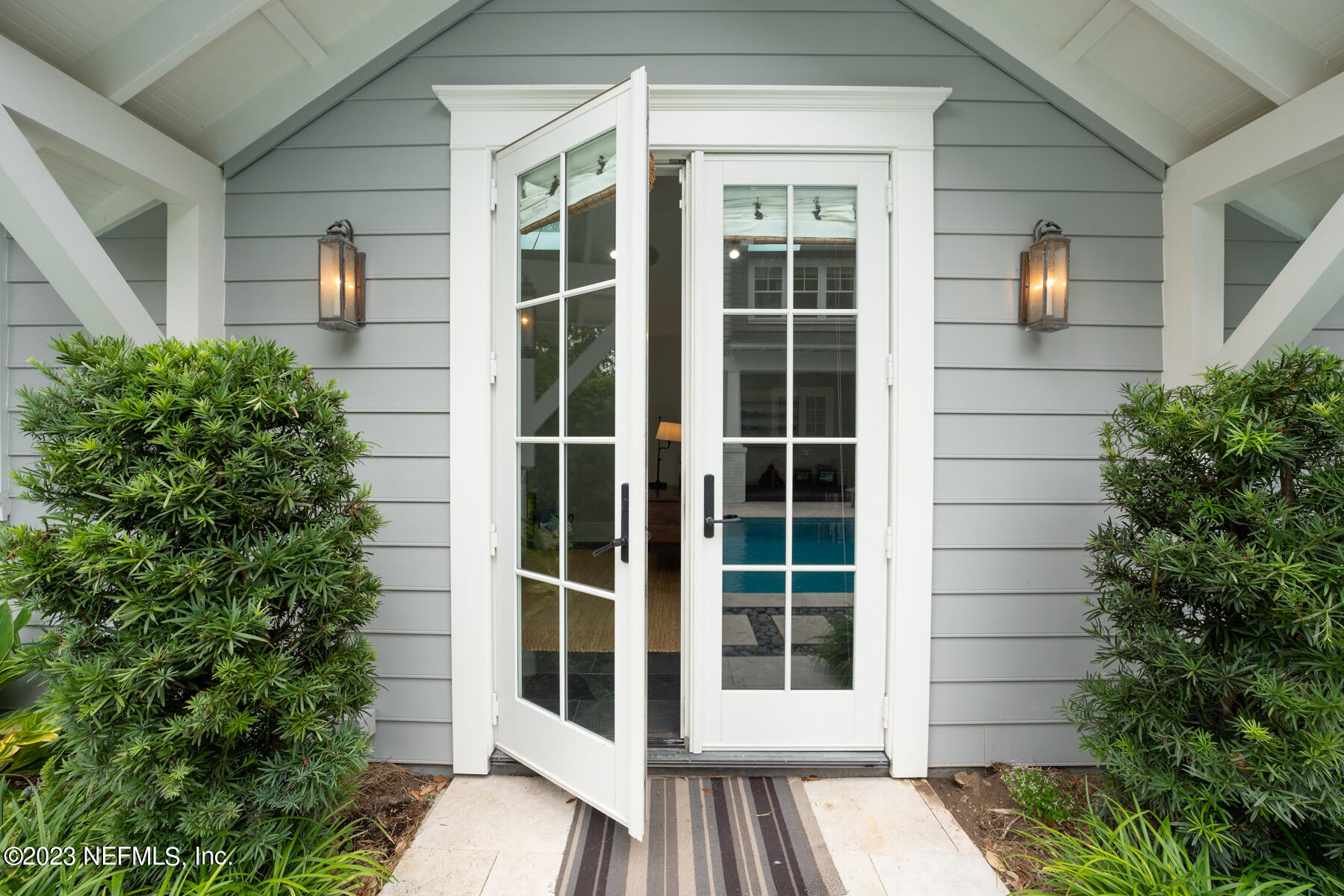 357 11th Street Atlantic Beach, FL 32233 - Photo 38 of 47 a view of a brick house with a window