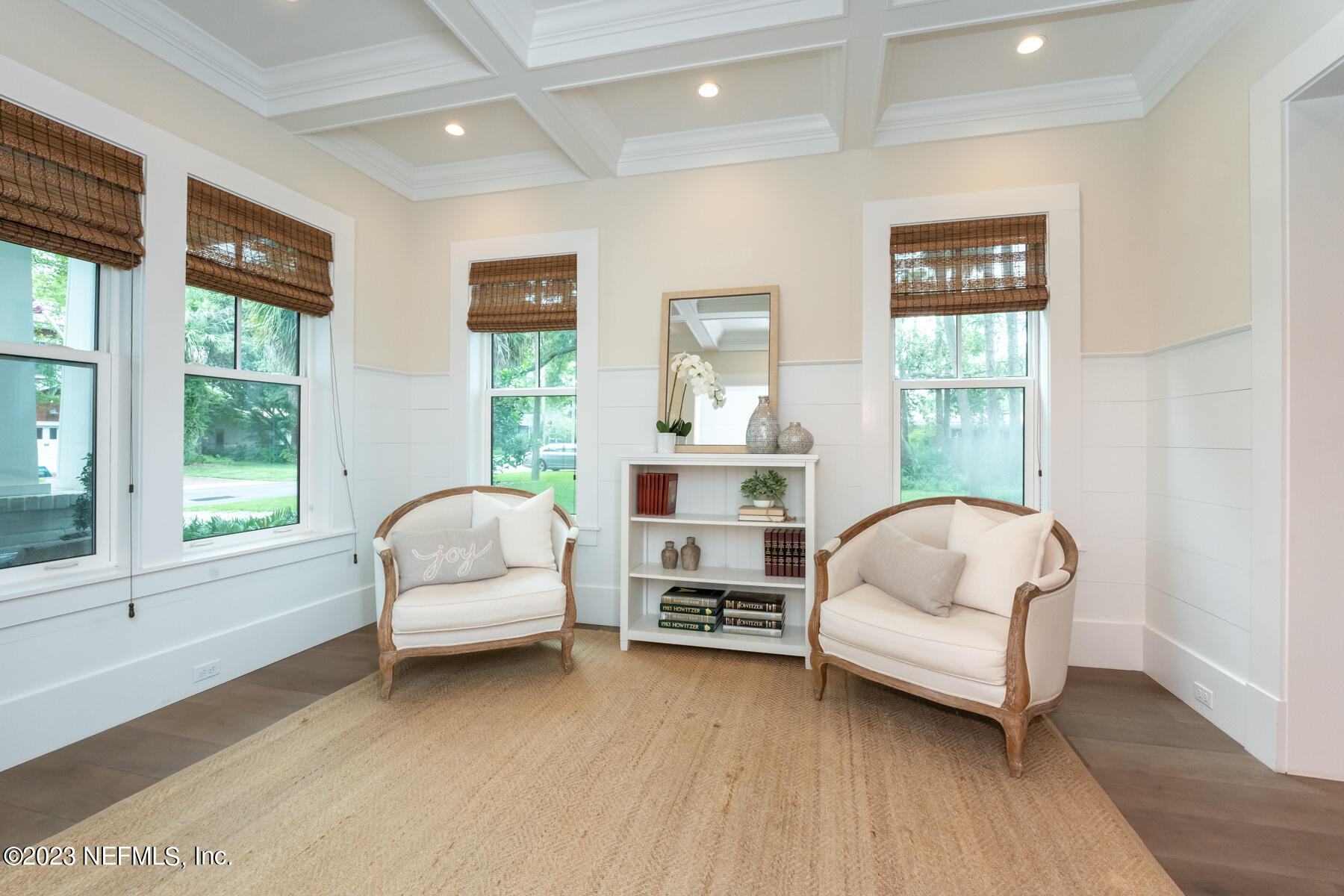 357 11th Street Atlantic Beach, FL 32233 - Photo 4 of 47 a living room with furniture and a large window