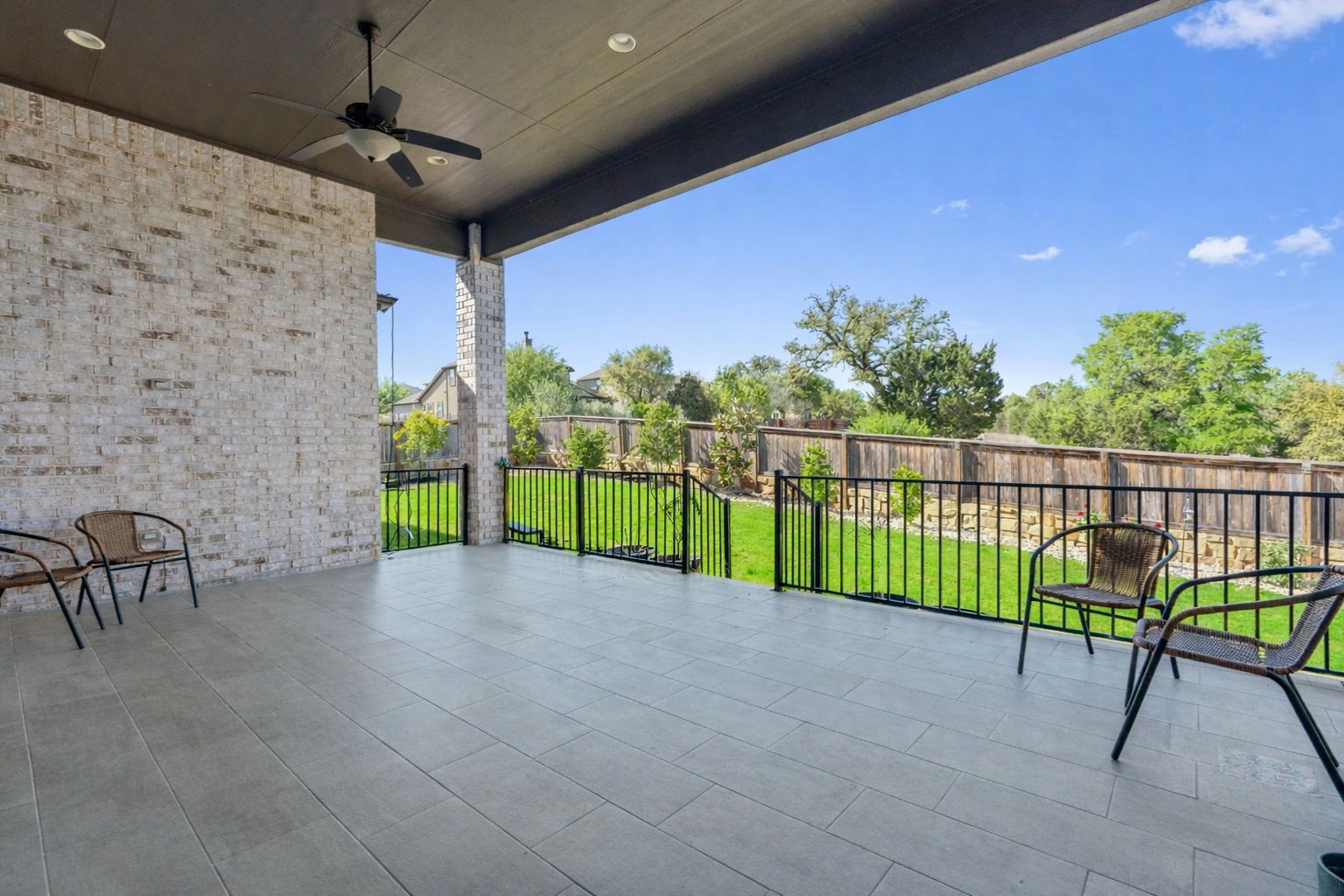 101 Pienza Drive Georgetown, TX 78628 - Photo 7 of 40 a view of a porch with a garden