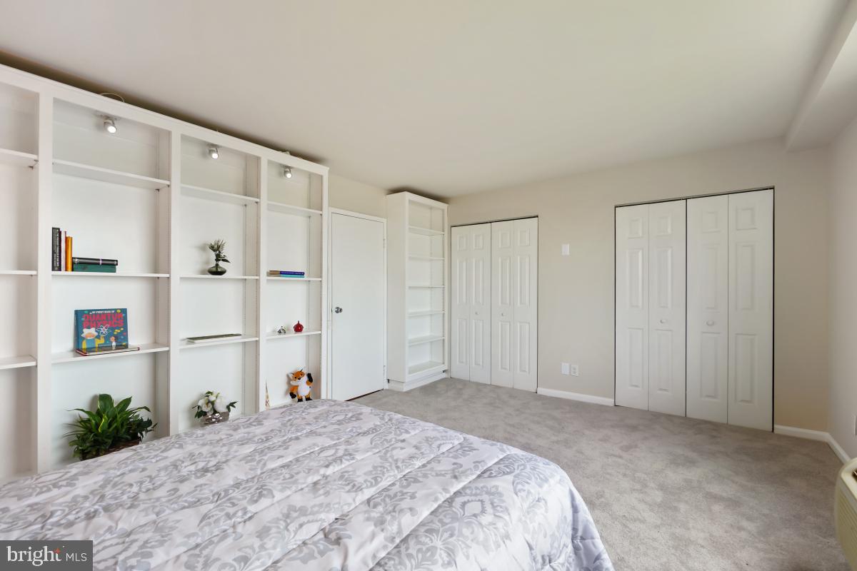 9701 Fields Road, Unit 1208 Gaithersburg, MD 20878 - Photo 19 of 29 Spacious Bedroom-2 closets-built in shelving
