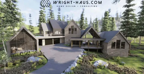 a view of a bunch of trees and bushes