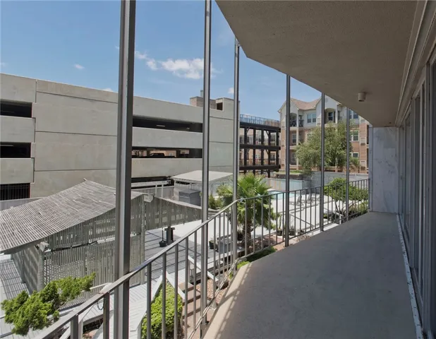 a front view of a building