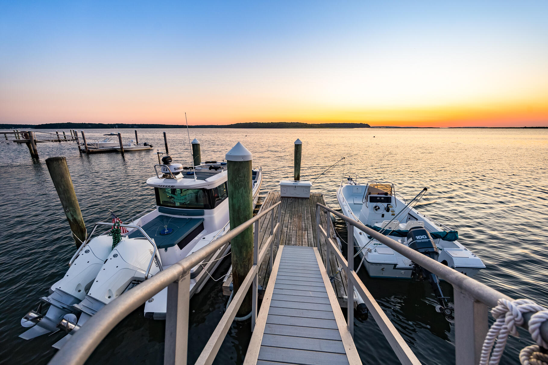 50 Popponesset Island Road Mashpee, MA 02649 - Photo 33 of 41 Dock at Sunrise