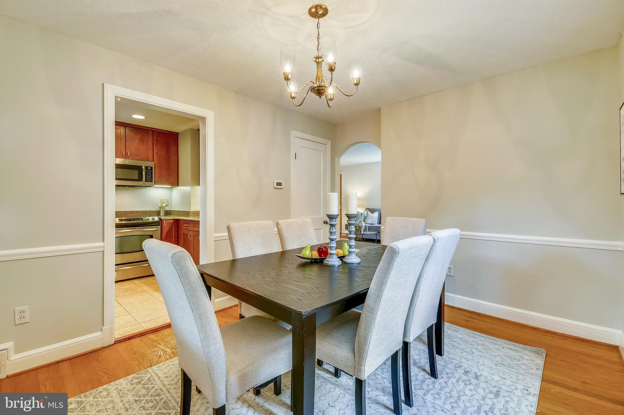 9703 Sutherland Road Silver Spring, MD 20901 - Photo 8 of 34 Dining Opens to Kitchen