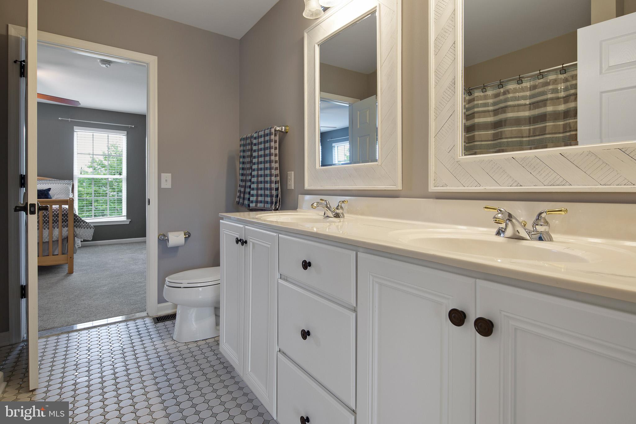 440 Spring Hollow Drive Middletown, DE 19709 - Photo 33 of 64 a bathroom with a sink a toilet and a mirror