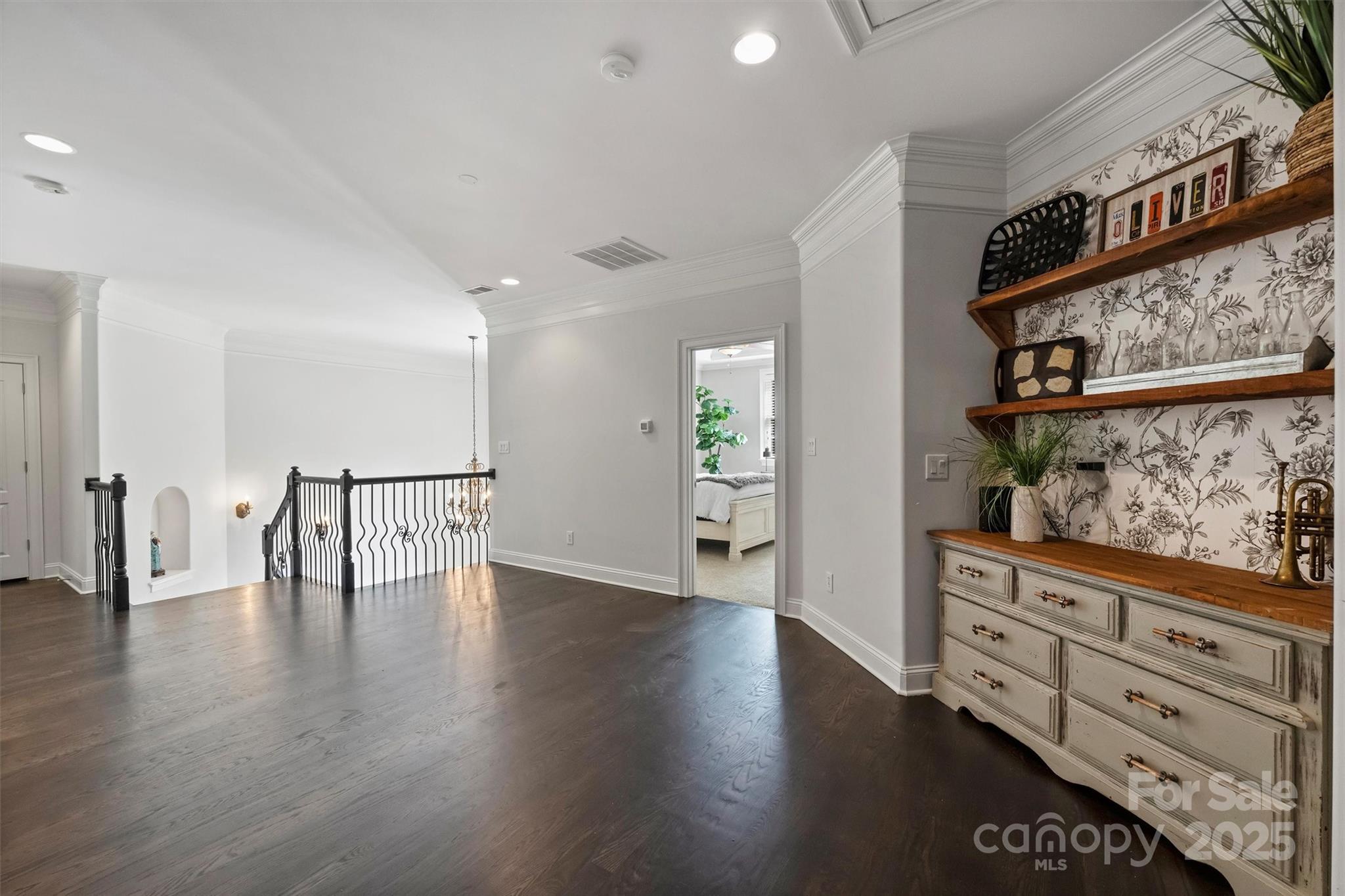 3284 Millstone Creek Road Lancaster, SC 29720 - Photo 30 of 48 a view of a hallway with wooden floor and furniture