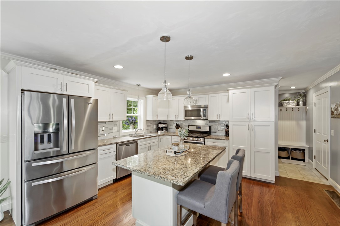 134 W Road Cumberland, RI 02864 - Photo 3 of 43 Open Concept Living, Dining and Kitchen