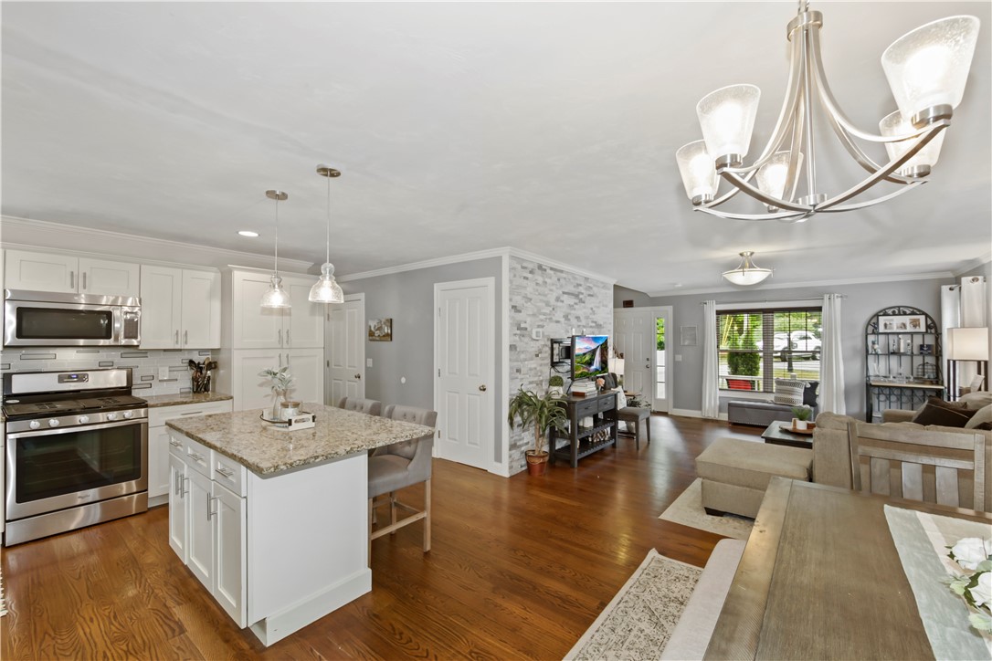 134 W Road Cumberland, RI 02864 - Photo 4 of 43 Open Concept Living, Dining and Kitchen