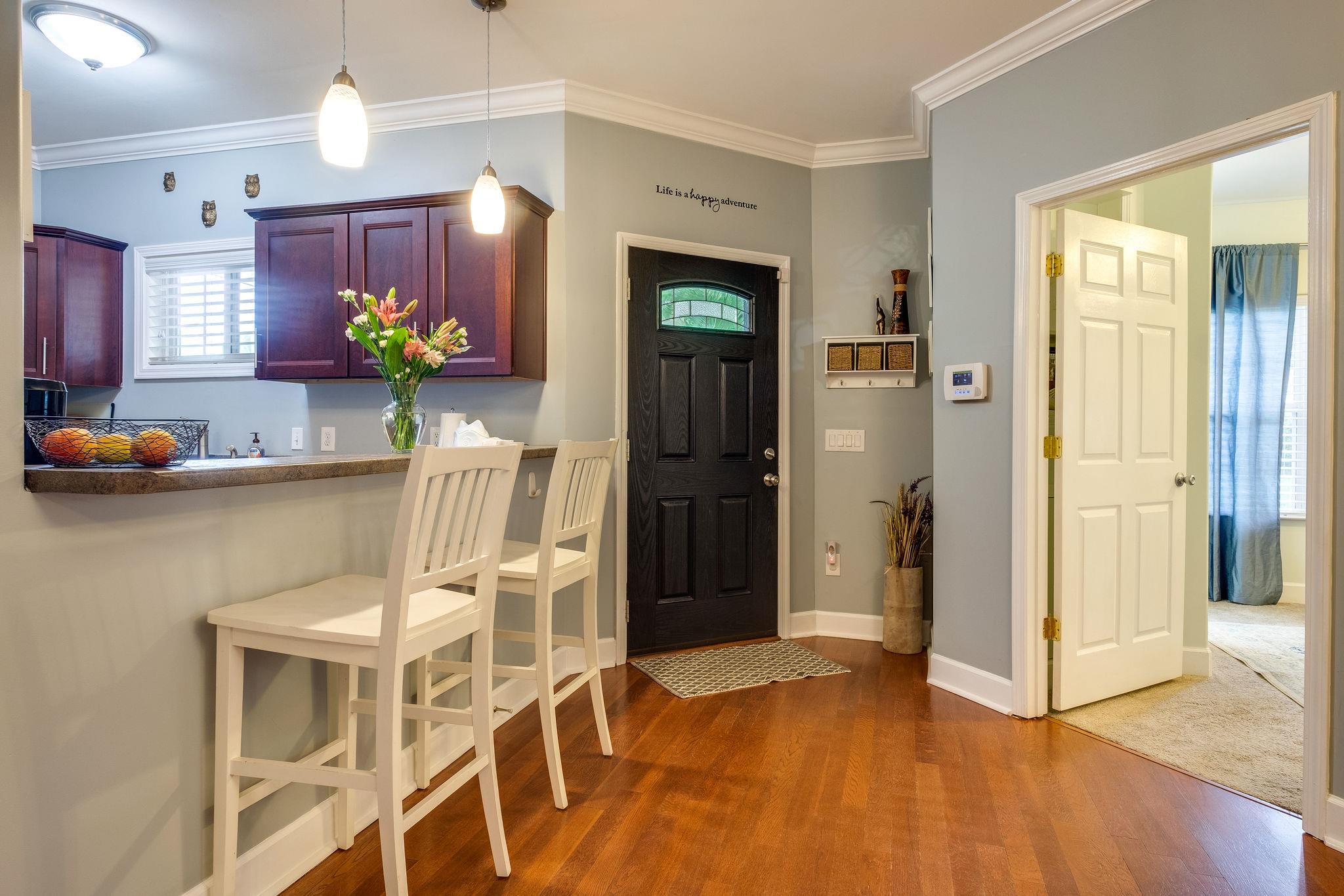 107 Stirton Road Nashville, TN 37210 - Photo 4 of 25 Breakfast bar off of large pristine kitchen