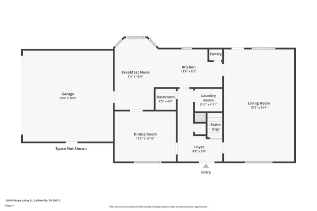 $2,800 | 109 West Pecan Valley Street, Collierville, TN 38017