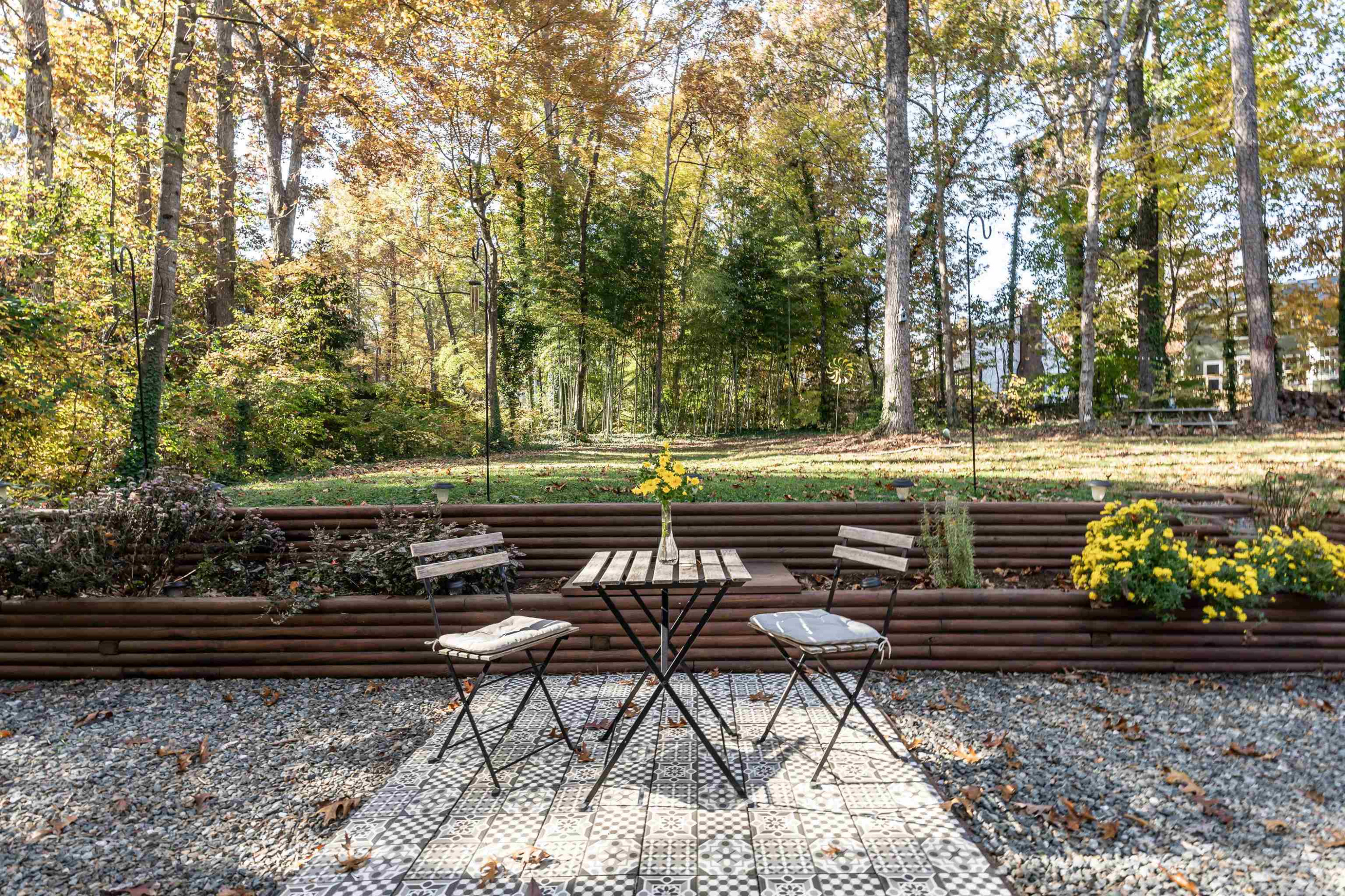 4305 Old Colony Road Raleigh, NC 27613 - Photo 29 of 33 a view of sitting area with furniture and yard