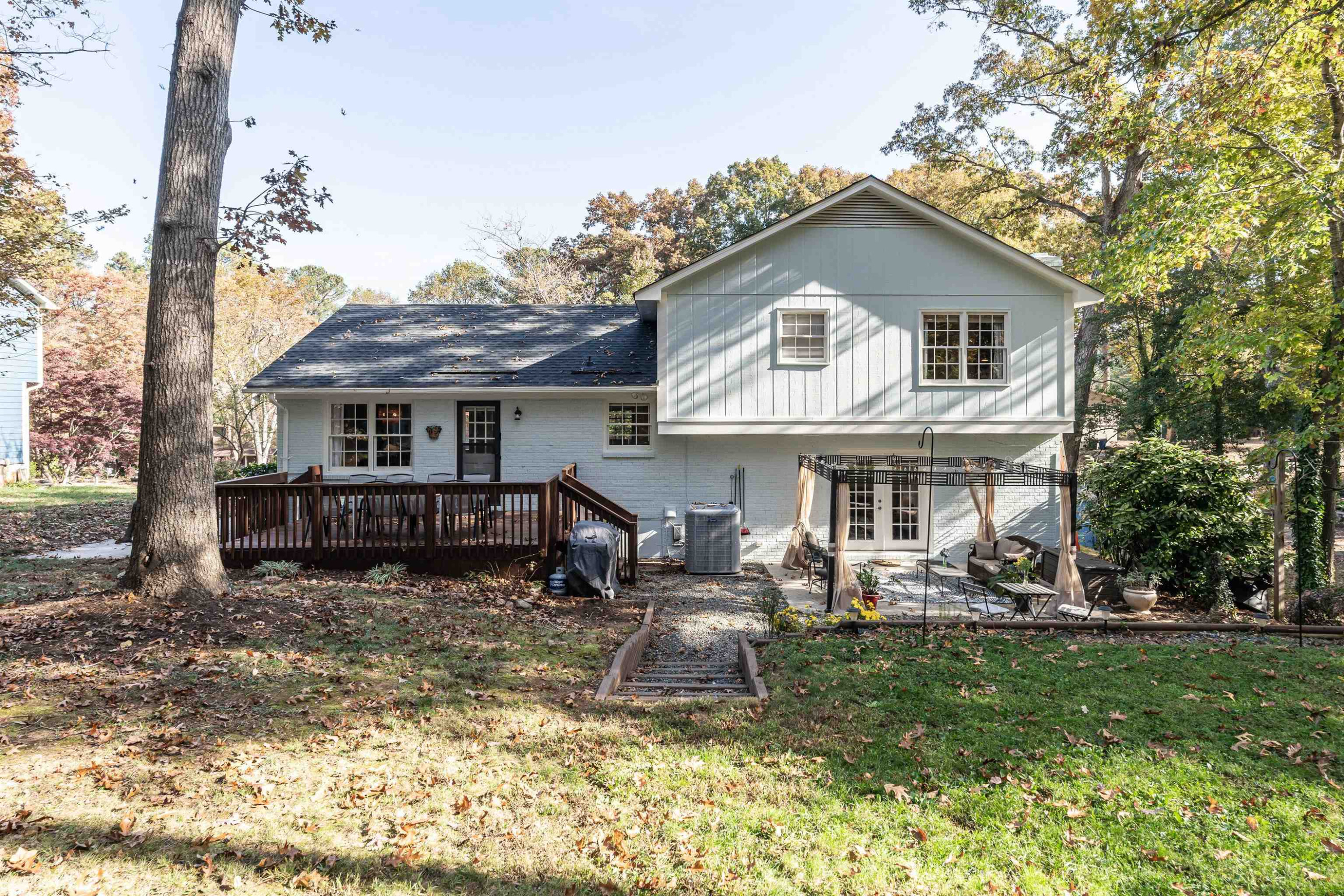 4305 Old Colony Road Raleigh, NC 27613 - Photo 33 of 33 a front view of a house with garden