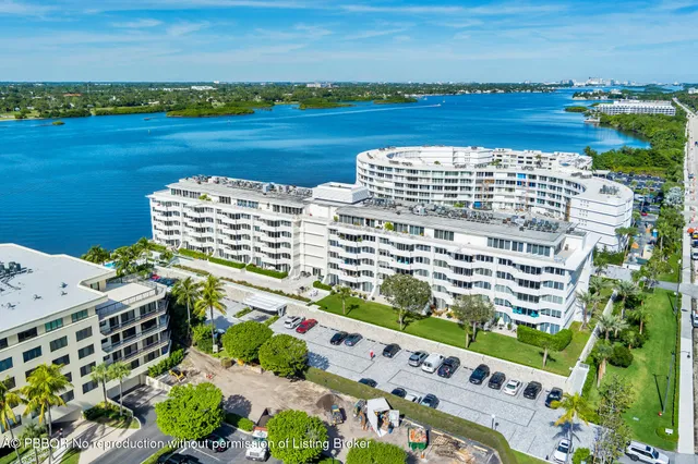 a view of lake with city view