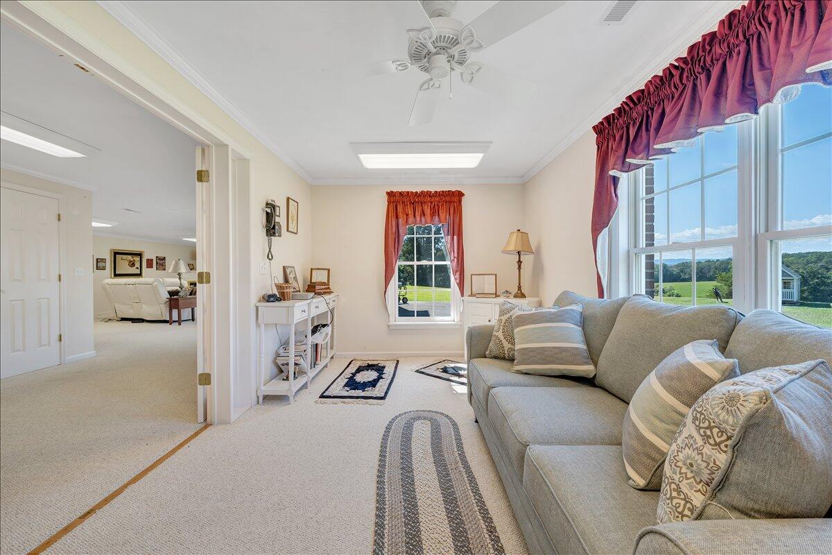 3991 Green Level Road Rocky Mount, VA 24151 - Photo 23 of 49 a living room with furniture and a large window