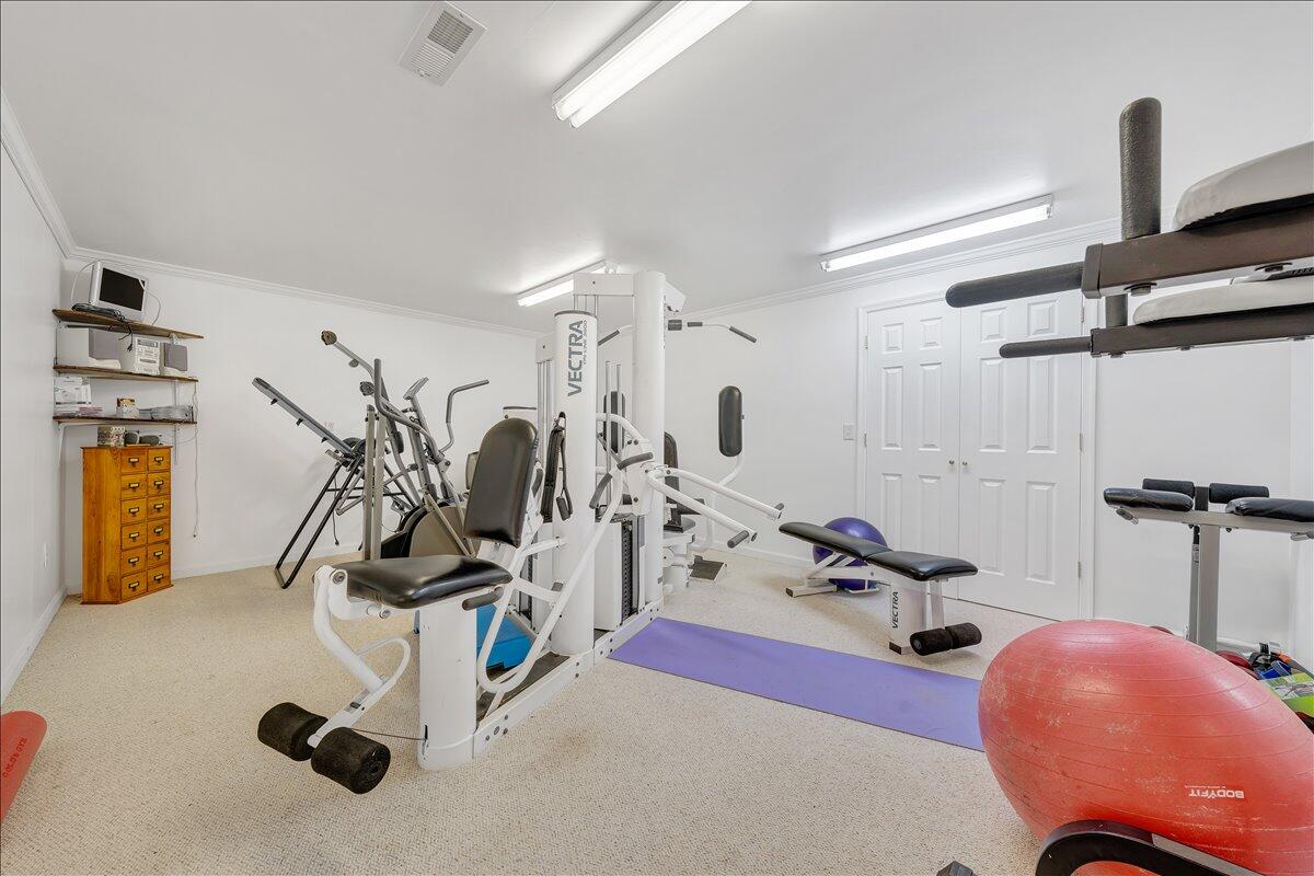3991 Green Level Road Rocky Mount, VA 24151 - Photo 26 of 49 a view of a room with gym equipment