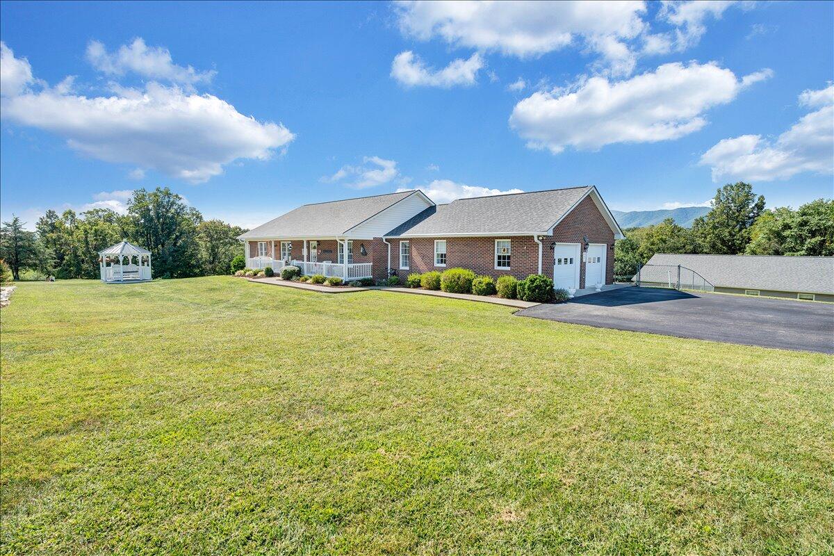3991 Green Level Road Rocky Mount, VA 24151 - Photo 38 of 49 a view of a house with a big yard