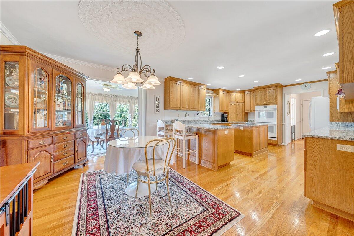 3991 Green Level Road Rocky Mount, VA 24151 - Photo 6 of 49 a view of a dining room with furniture window and wooden floor