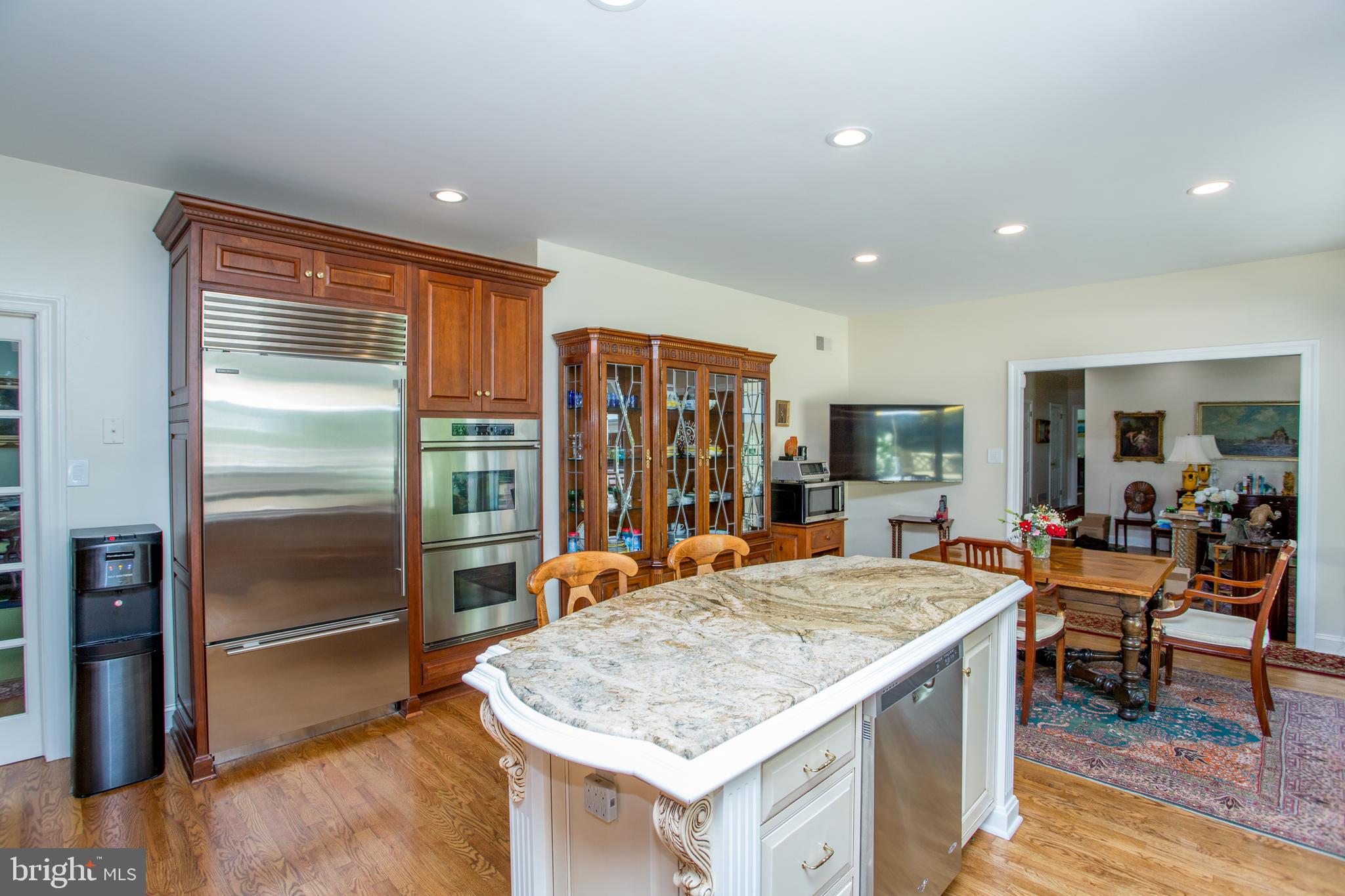 5584 Lower Mountain Road New Hope, PA 18938 - Photo 17 of 58 Subzero refrigerator, 2 wall ovens, island w/seati