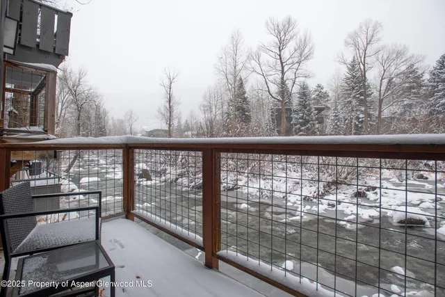 a view of a balcony with outdoor space