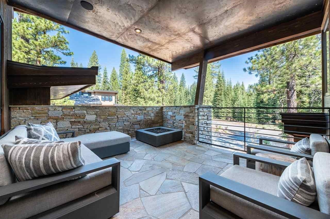 10617 Carson Range Road Truckee, CA 96161 - Photo 21 of 21 a outdoor living space with patio furniture and a fireplace