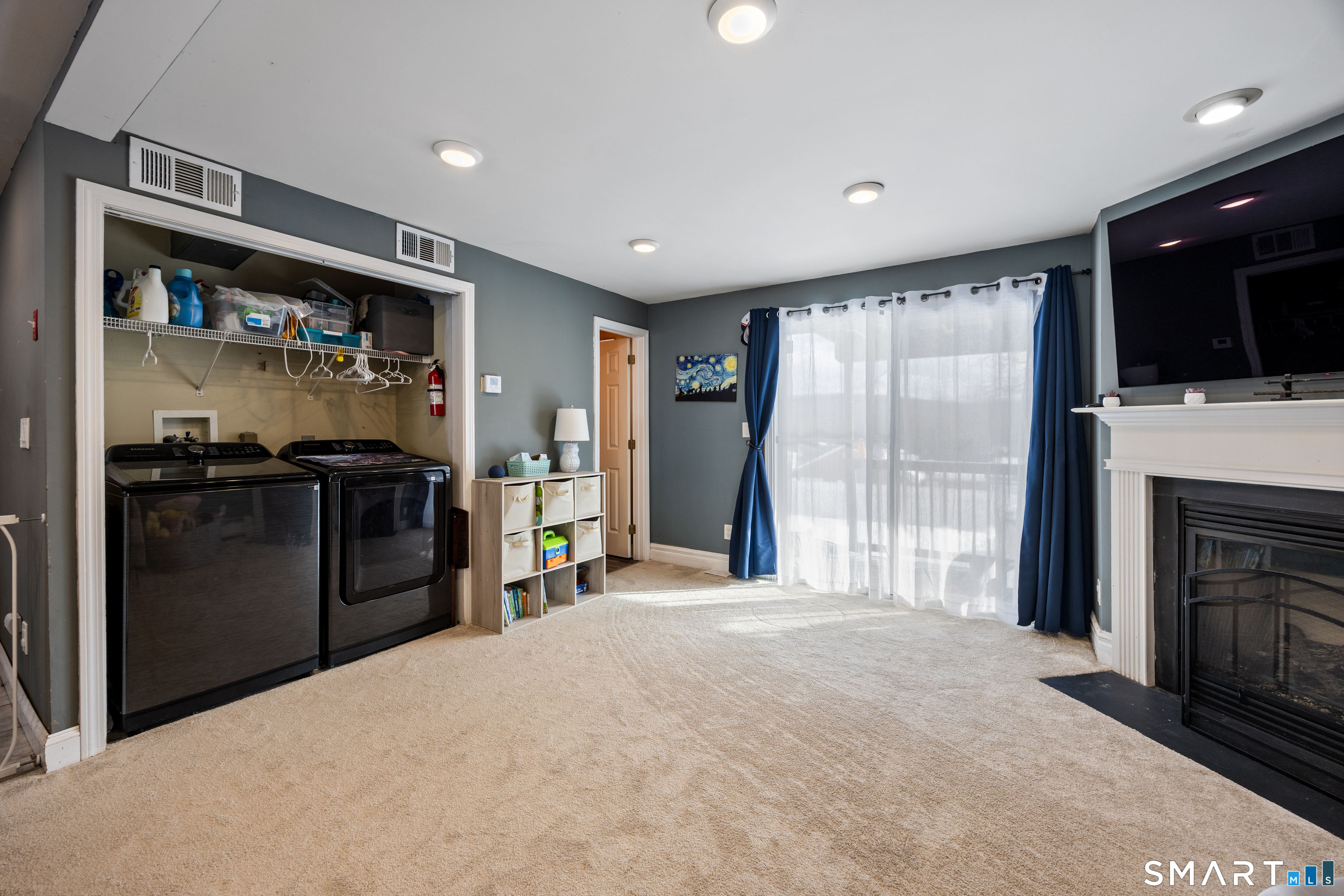 43 Woodycrest Road Meriden, CT 06451 - Photo 19 of 23 Laundry Area in Lower Level Family Room