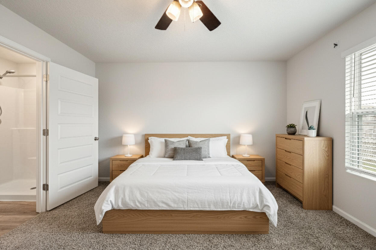 932 Sandbar Loop Crestview, FL 32539 - Photo 17 of 44 a bedroom with a bed and a flat tv screen