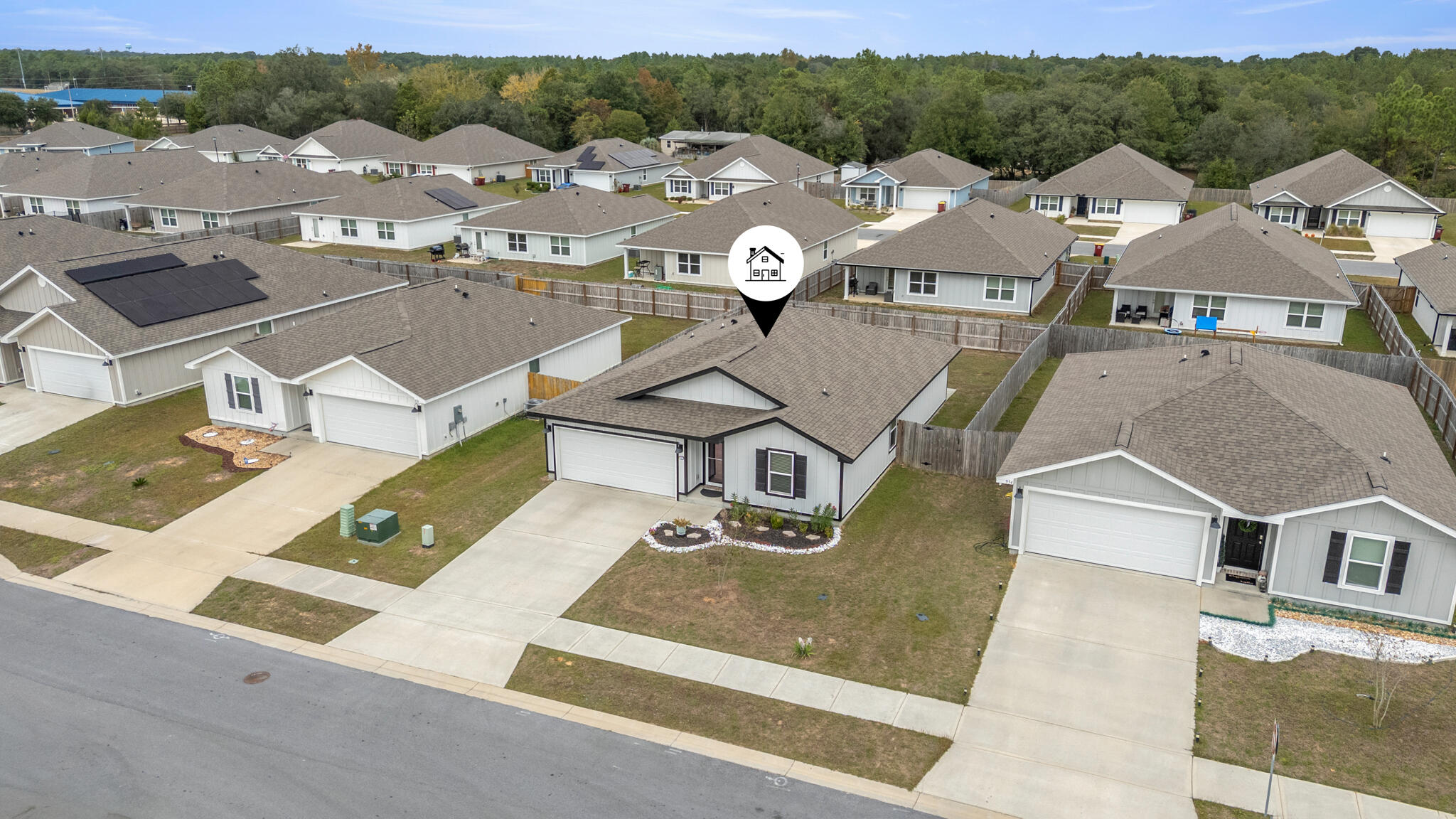 932 Sandbar Loop Crestview, FL 32539 - Photo 36 of 44 an aerial view of residential houses with outdoor space