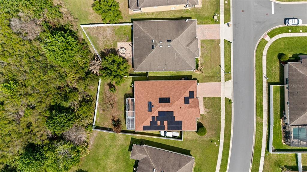 3409 Brant Street St. Cloud, FL 34772 - Photo 34 of 36 aerial view of a house with a swimming pool