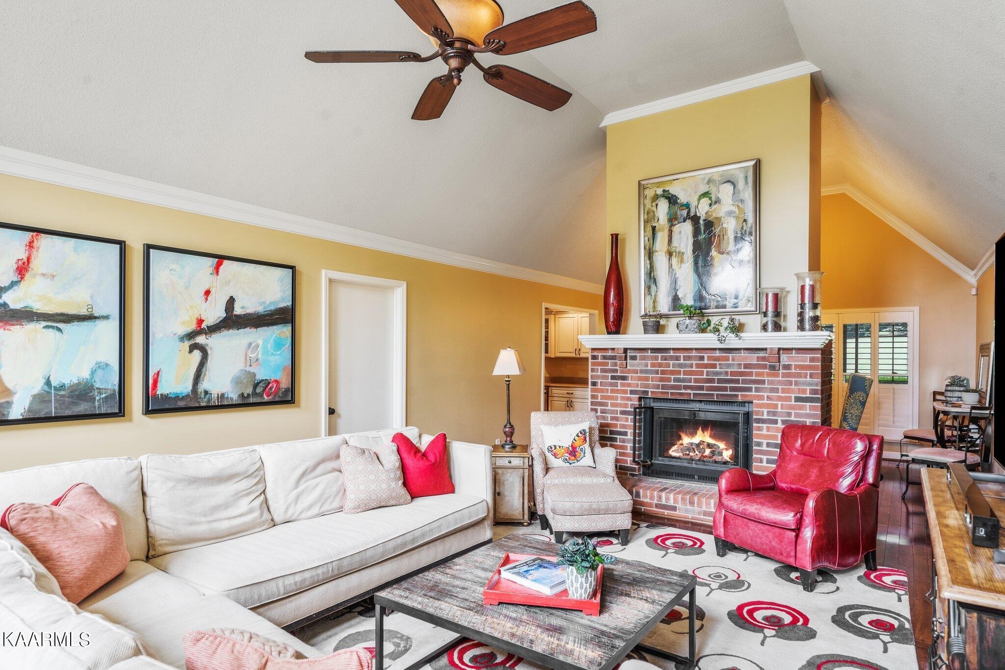 1309 Ridgeway Circle Athens, TN 37303 - Photo 6 of 48 a living room with furniture and a fireplace