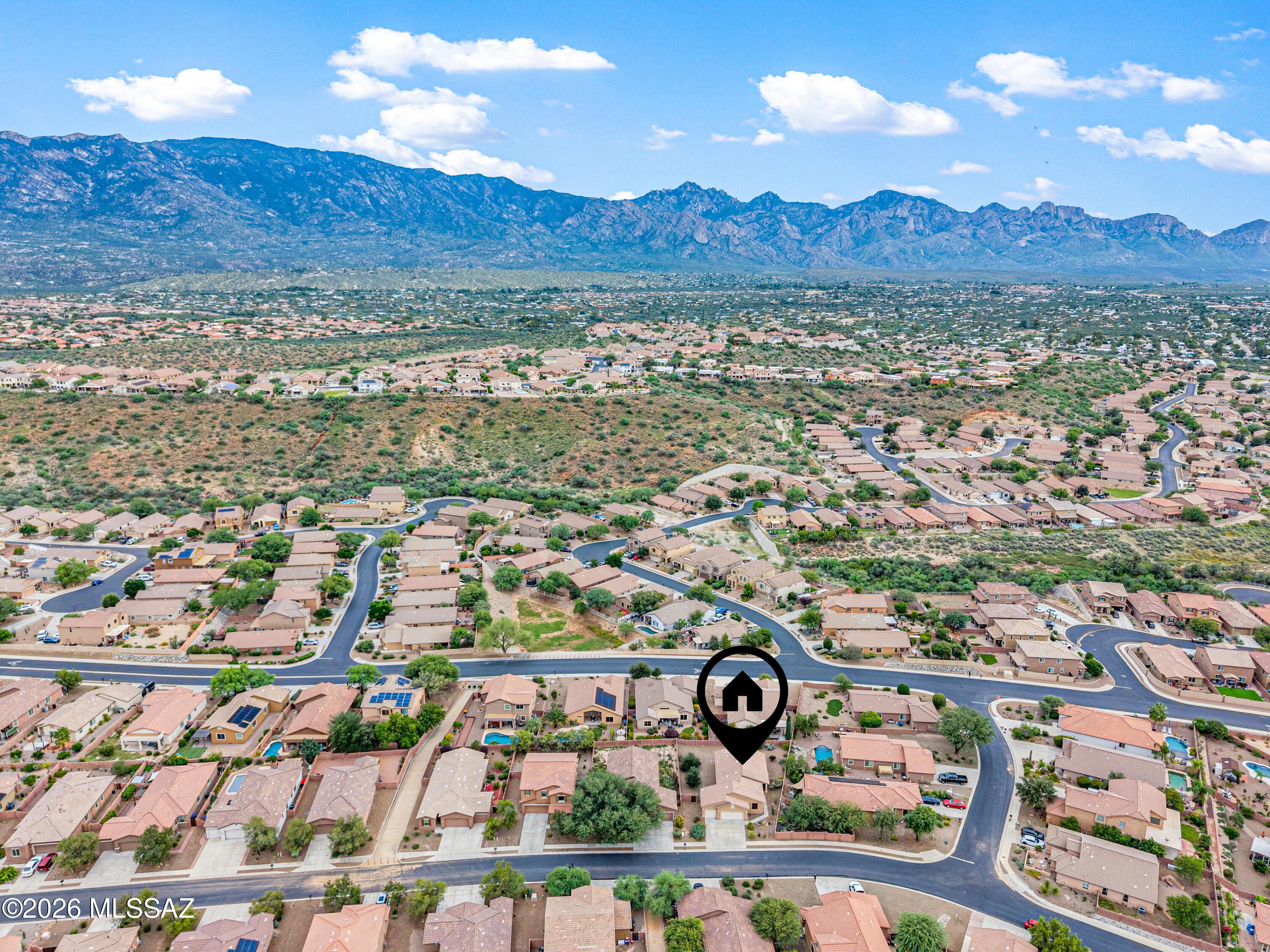 38946 South Running Roses Lane Tucson, AZ 85739 - Photo 33 of 36 Aerial View