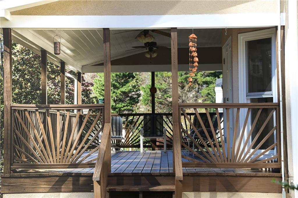 5735 Sunset Maple Drive Alpharetta, GA 30005 - Photo 8 of 39 a view of entryway and hall with wooden floor