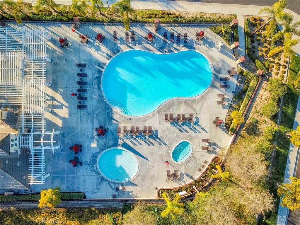 27585 Rosebud Way Laguna Niguel, CA 92677 - Photo 31 of 35 an aerial view of a swimming pool