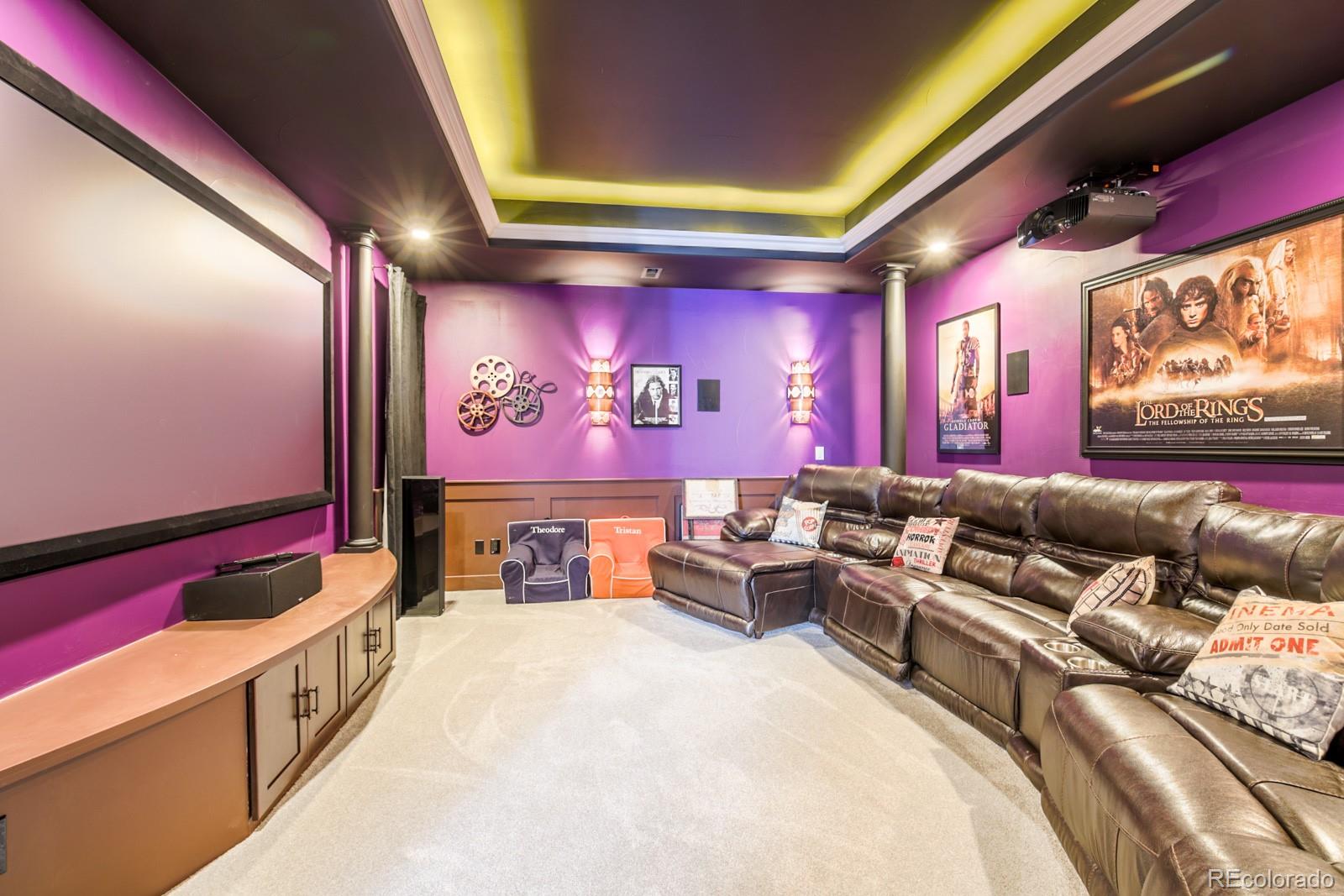 2322 Spruce Way Denver, CO 80238 - Photo 33 of 40 a living room with patio furniture and wall paintings