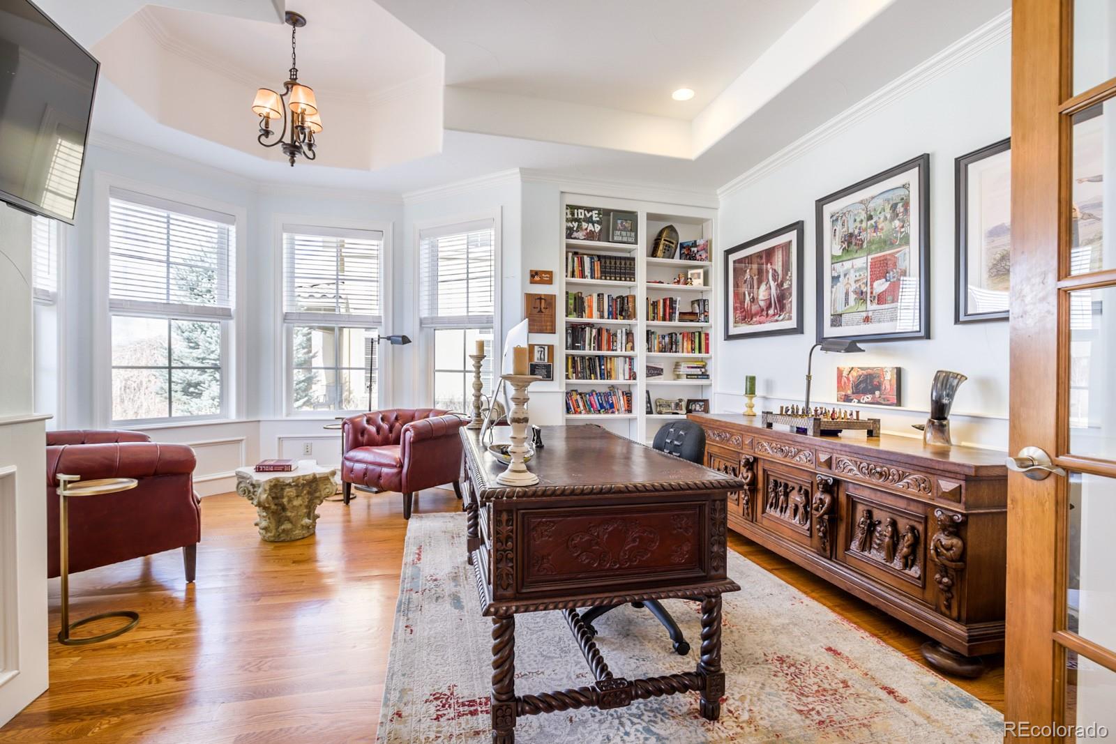 2322 Spruce Way Denver, CO 80238 - Photo 8 of 40 a living room with furniture and a floor to ceiling window