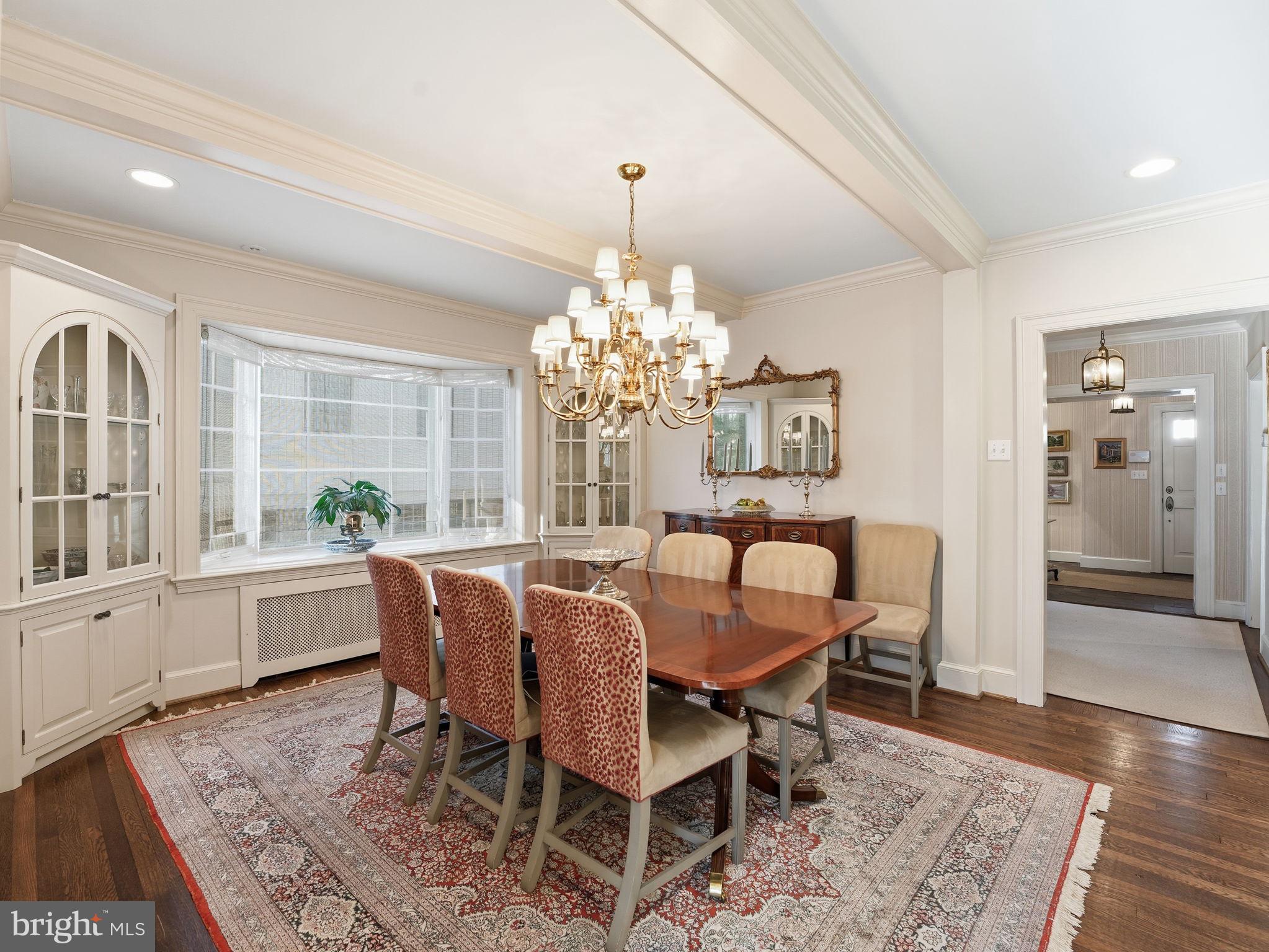 4944 Quebec Street Northwest Washington, DC 20016 - Photo 12 of 41 Sophisticated dining room ideal for entertaining!