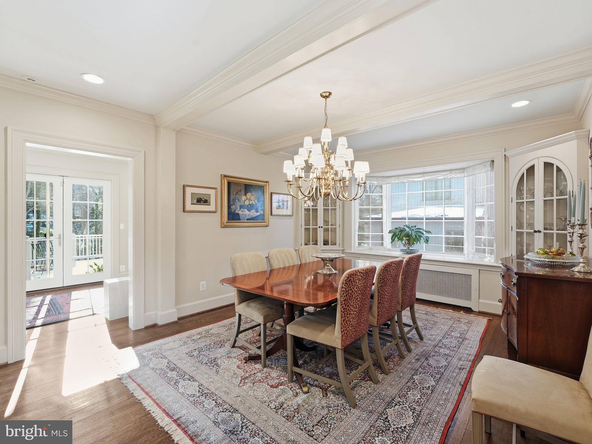 4944 Quebec Street Northwest Washington, DC 20016 - Photo 13 of 41 The dining room also features built-in storage.