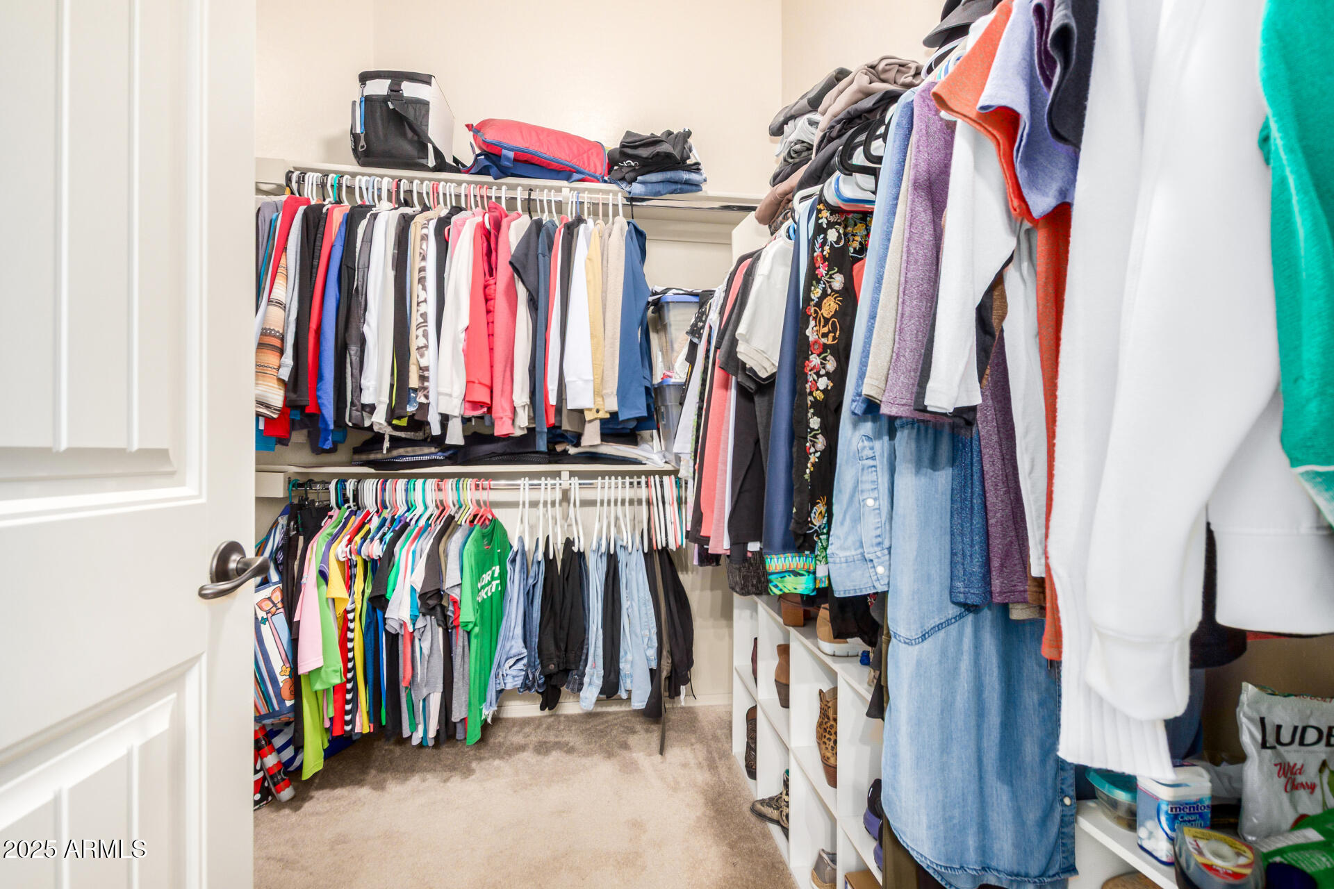 6202 East McKellips Road, Unit 139 Mesa, AZ 85215 - Photo 19 of 54 a view of walk in closet with clothes