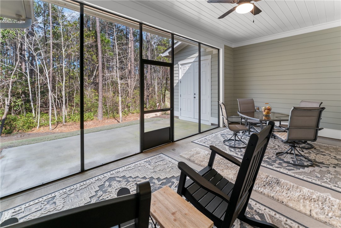 10 Golf Drive Pooler, GA 31322 - Photo 41 of 60 Screened Lanai-Looking into Protected Nature Preserve