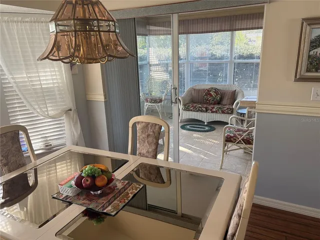 a room with furniture and a window