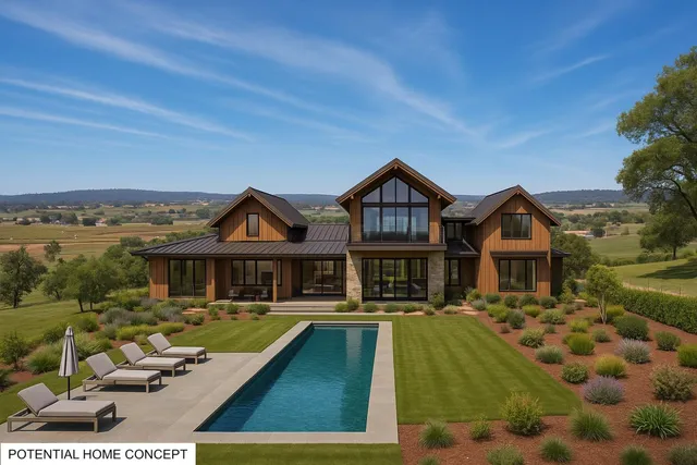a swimming pool view with a outdoor seating