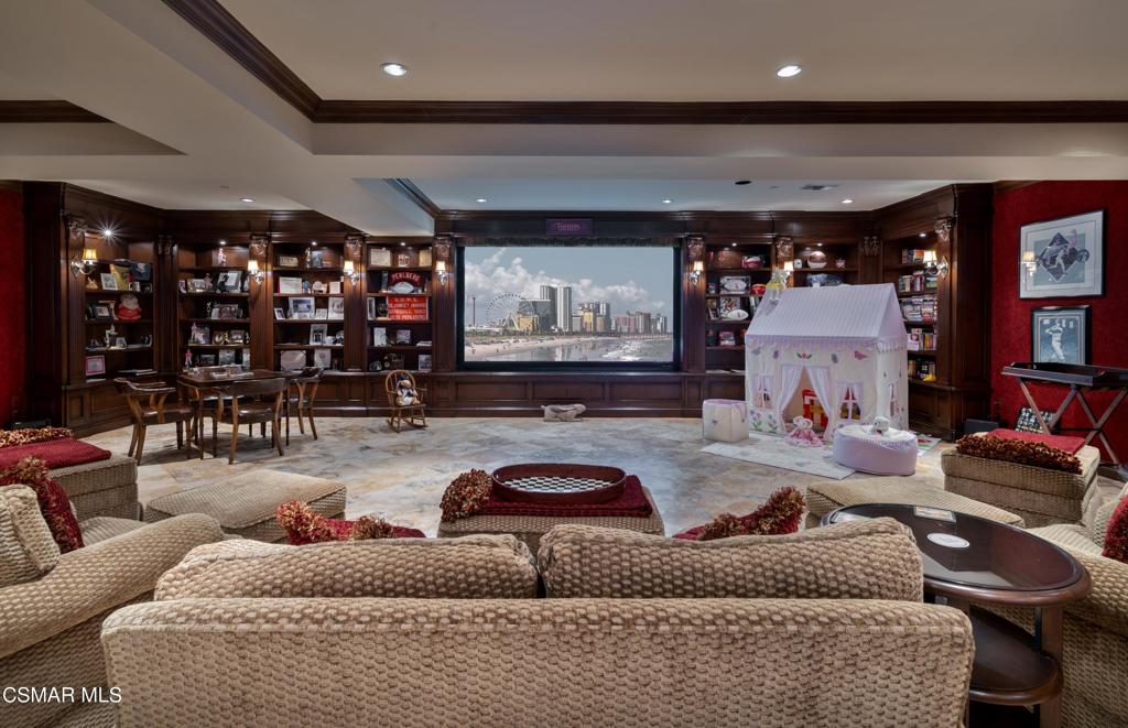 240 West Stafford Road Thousand Oaks, CA 91361 - Photo 13 of 26 a living room with furniture and a projector