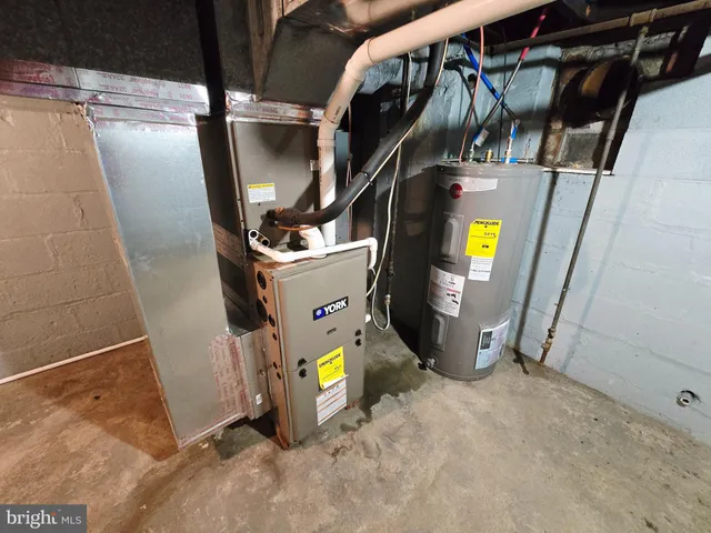 a view of storage and utility room